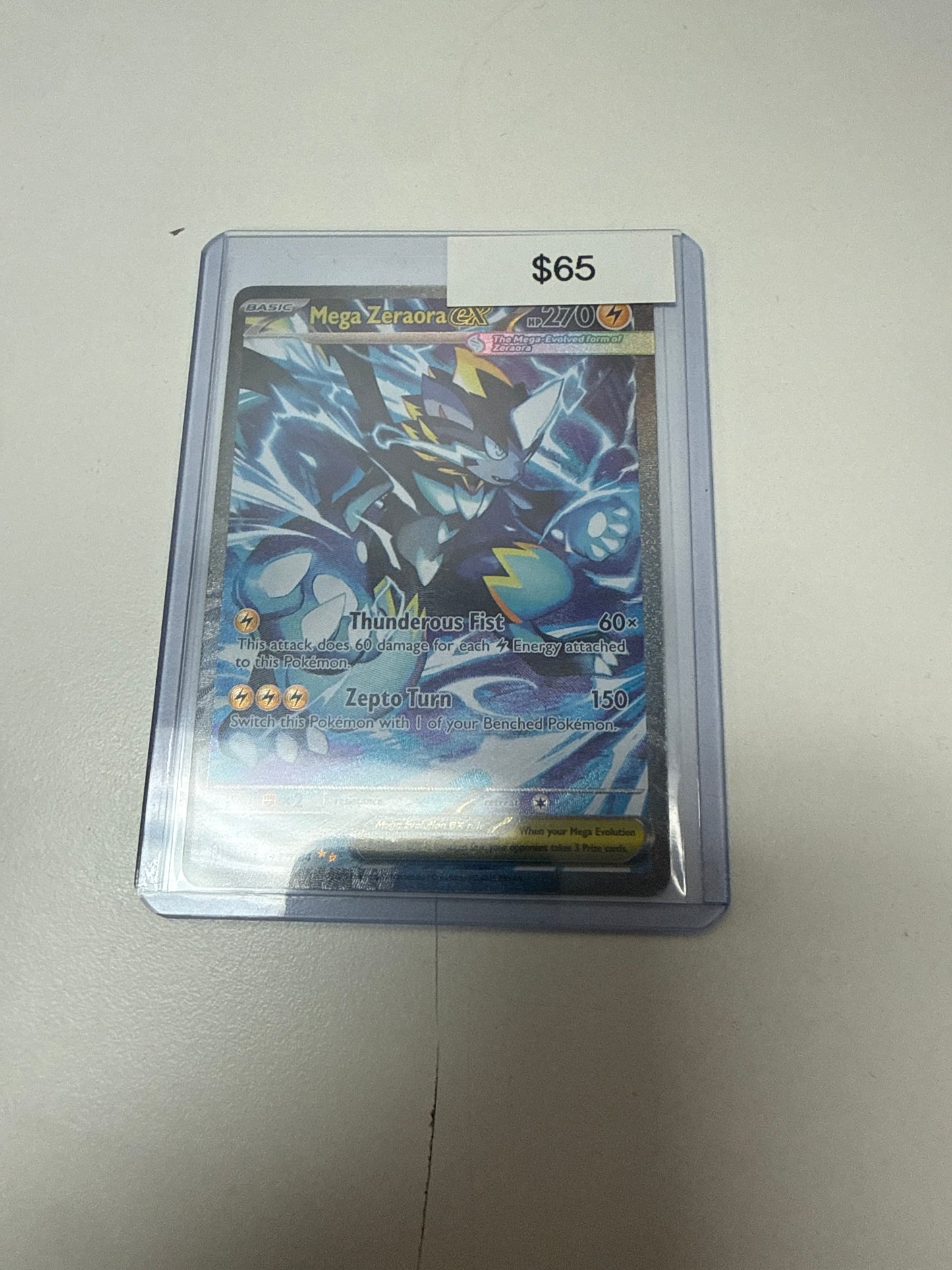 Pokemon Mega Zeraora Ex #114/084