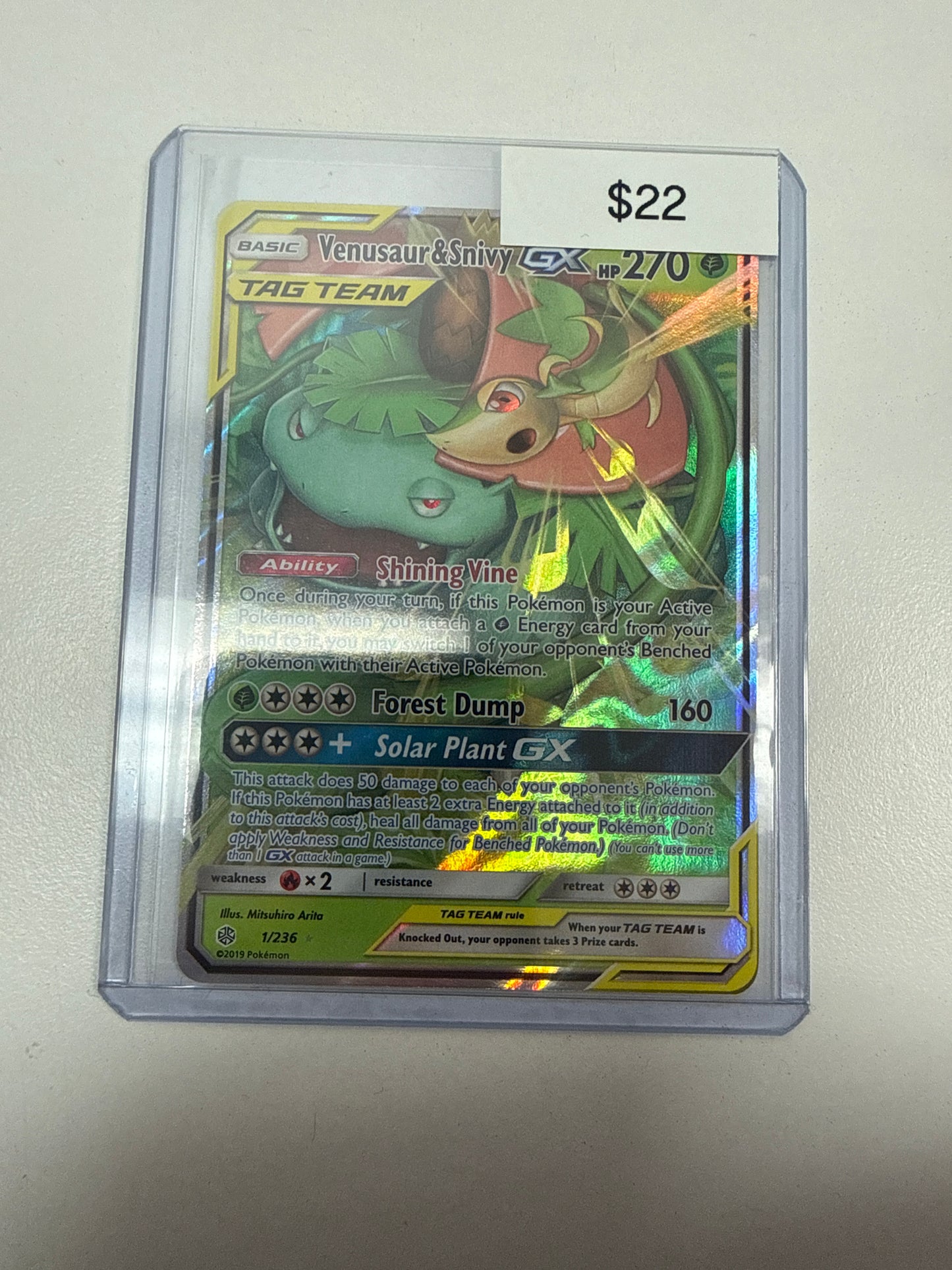 Pokemon Venusaur & Snivy Gx #1/236