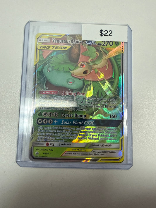Pokemon Venusaur & Snivy Gx #1/236