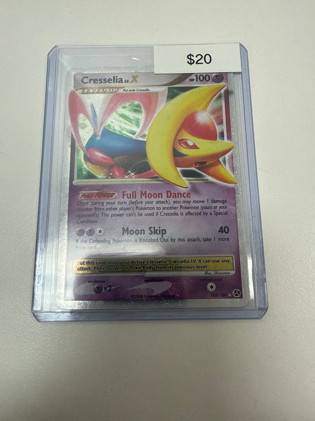 Pokemon Cresselia Lv. X #103/106