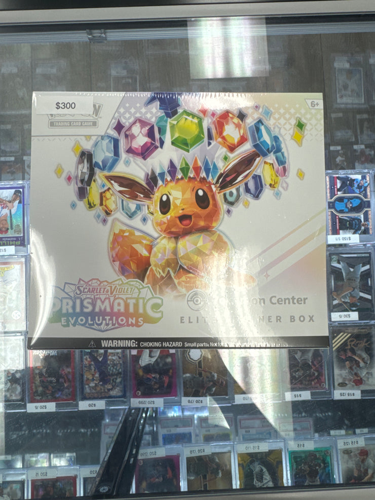 Pokémon Prismatic Evolutions Pokemon Center Elite Trainer Box