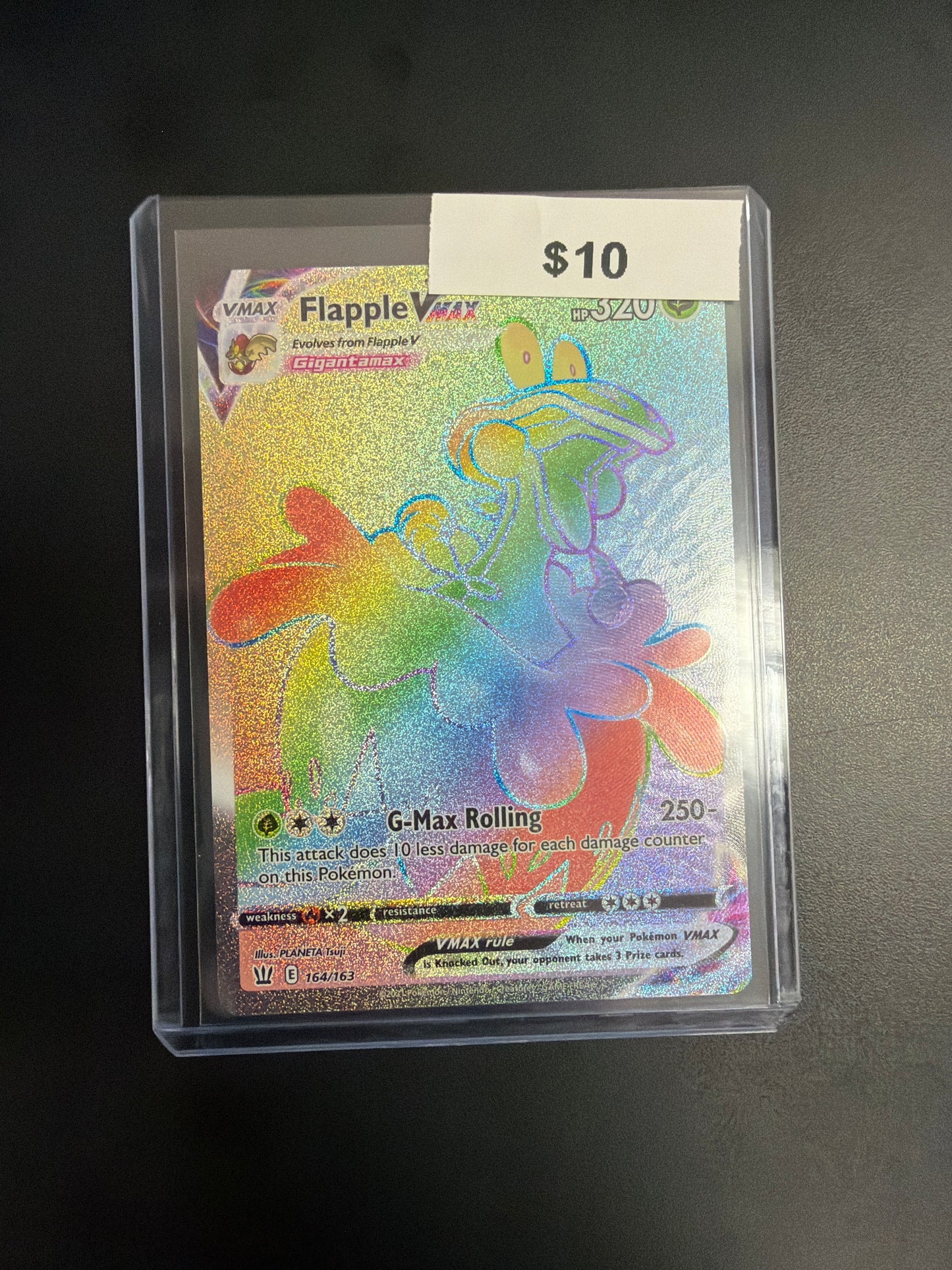 Pokemon Flapple VMAX 164/163