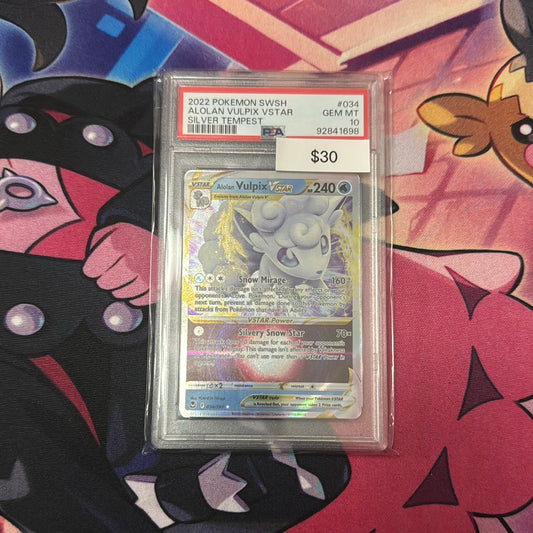 Pokémon VULPIX VSTAR 034 PSA 10