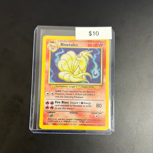Pokémon Base Set Ninetales Holo 12/102