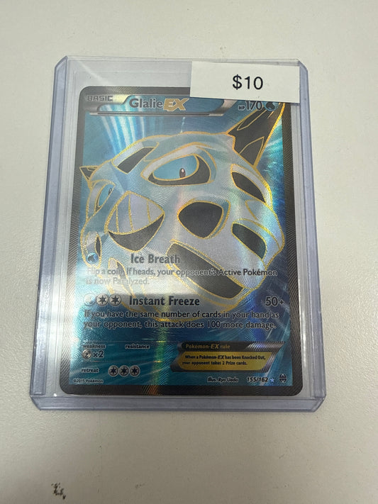 Pokemon Glalie Ex #155/162