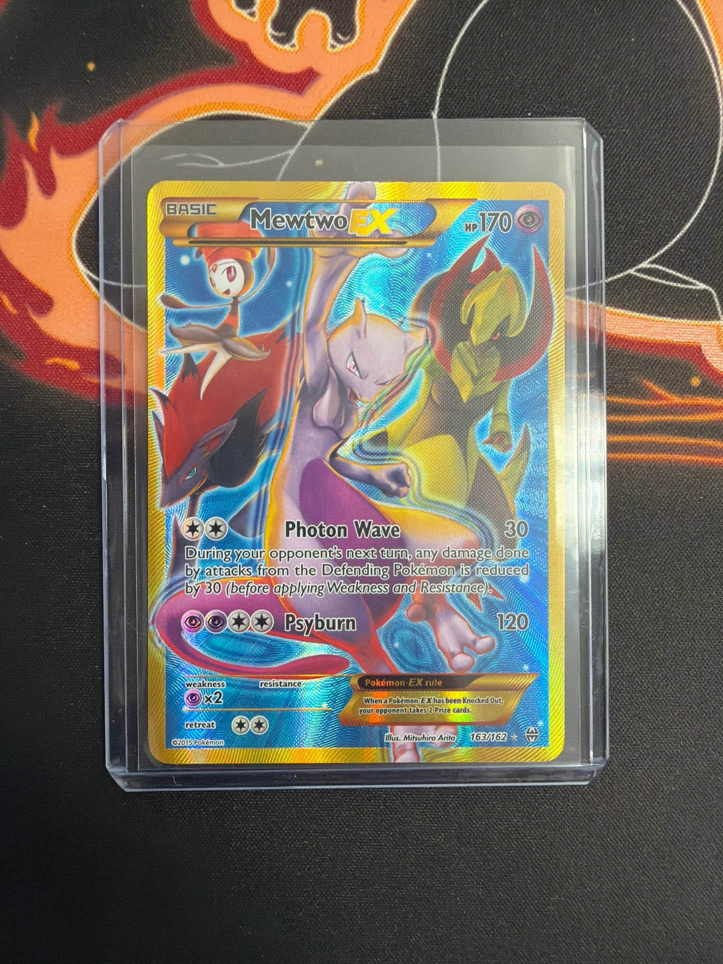 Pokémon Mewtwo EX 163/162 LP