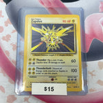 Pokémon Zapdos Base Set Holo 16/102