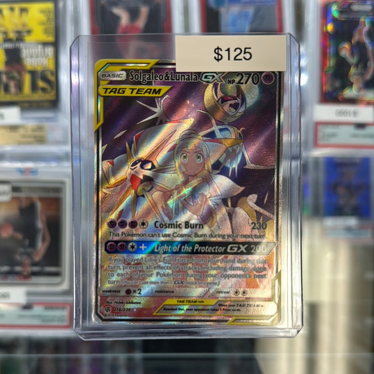 Pokémon Tag Team Solgaleo & Lunala GX 216/236