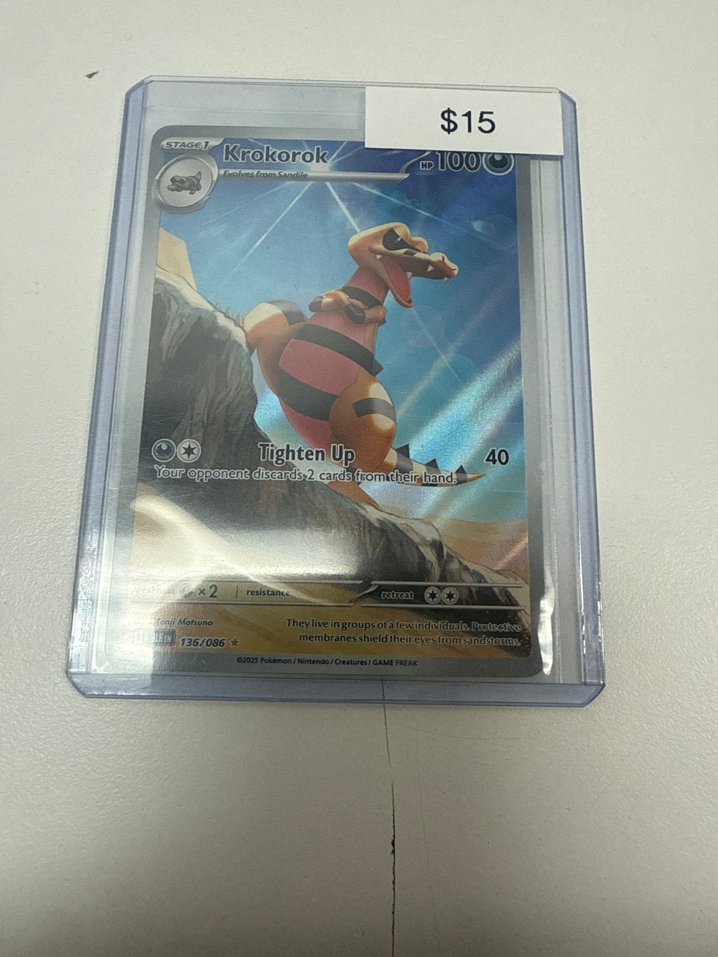Pokemon Krokorok #136/086