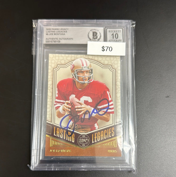 2020 Legacy Joe Montana Autograph 
