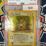 Pokemon Raichu 14/62 Holo PSA 6