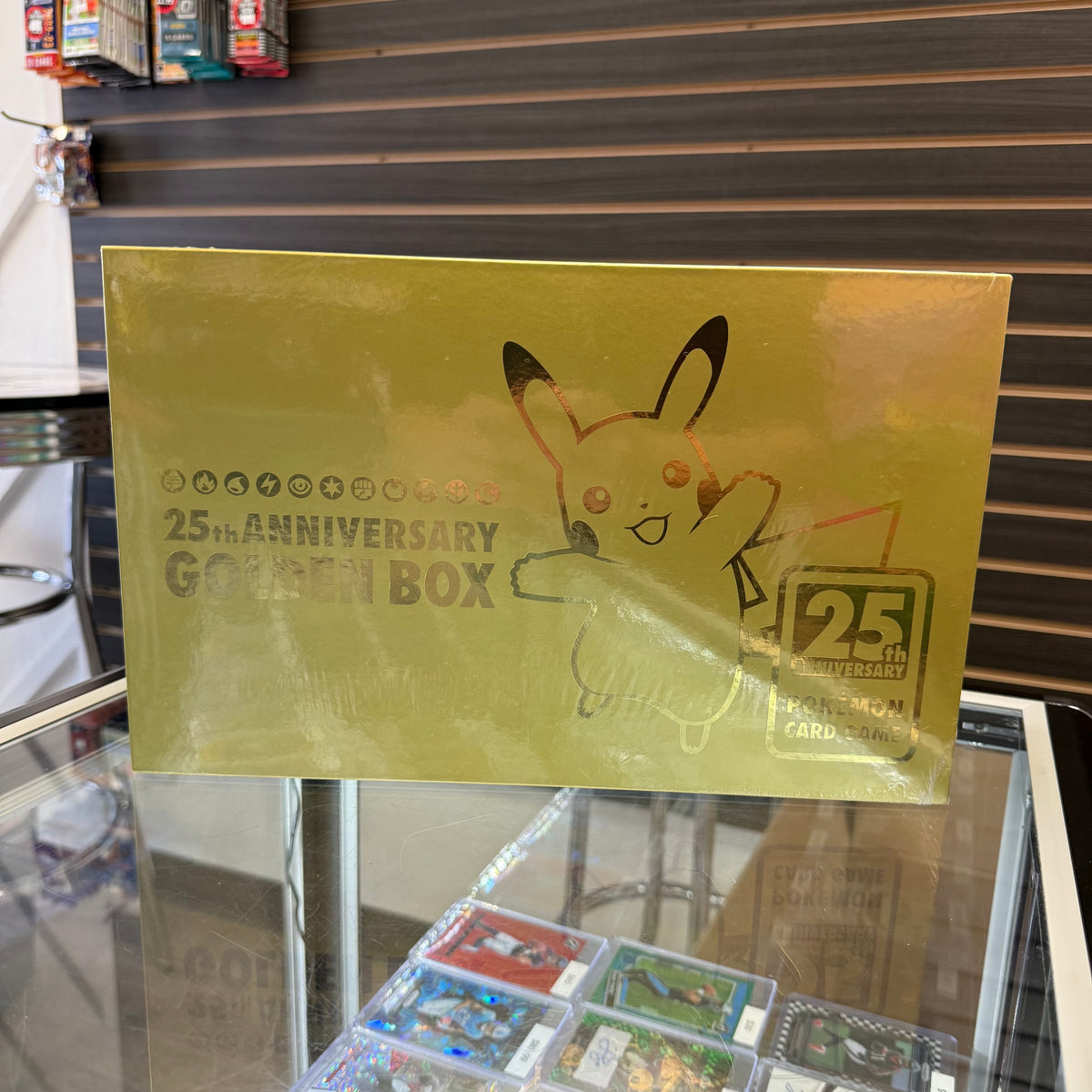 Pokémon Japanese 25Th Aniversary Gold Box