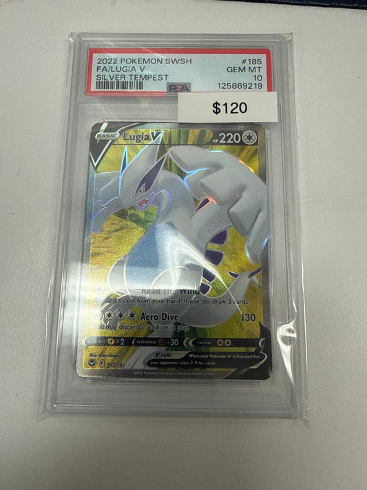 Pokemon Lugia V 186/195 PSA 10