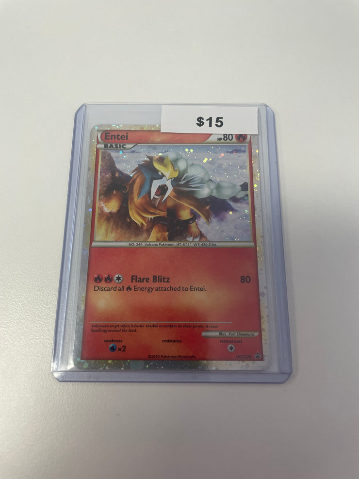 Pokemom Entei Holo Promo 