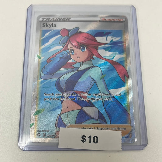 Pokémon Skyla Shining Fates Full Arts 072/072
