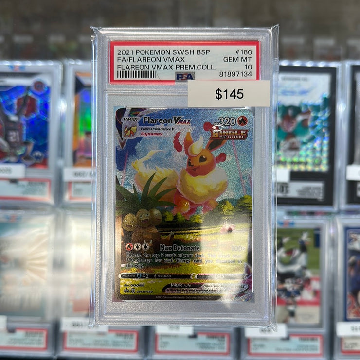 2021 Pokémon Flareon VMAX Promo Premoum Collection 