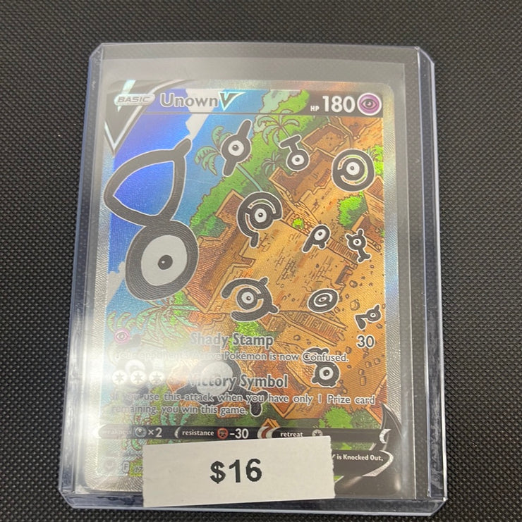 Pokémon Unown V Silver Tempest Alt Art 177/195