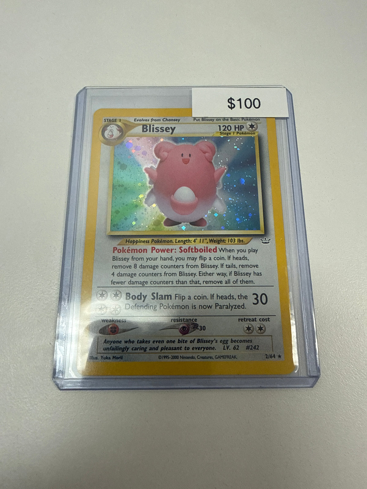 Pokemon Blissey Holo 2/64