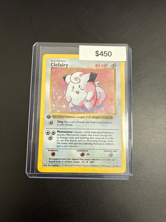Pokémon Clefairy Shadowless 5/102 1st Ed.