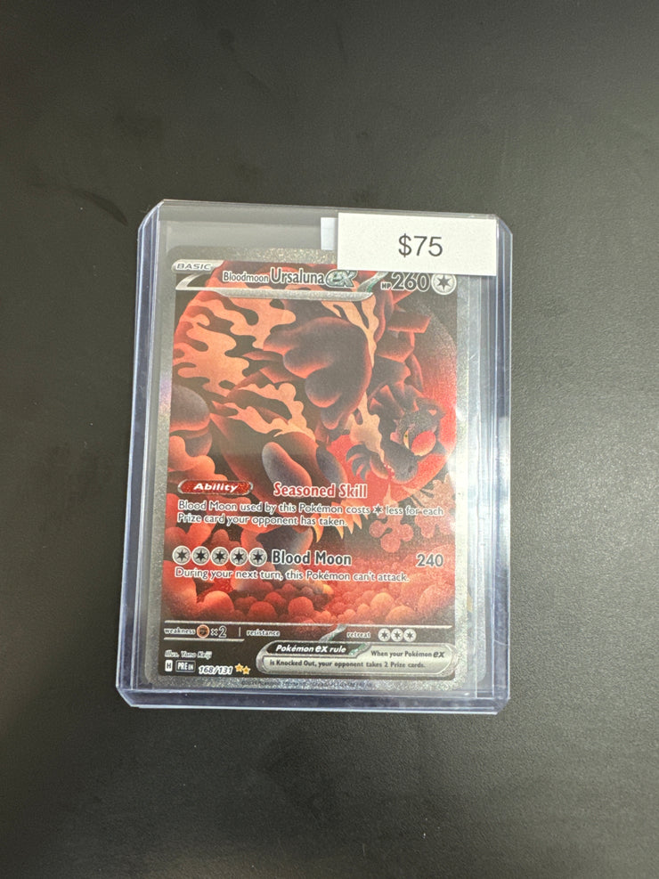 Pokémon Bloodmoon Ursaluna EX 168/131