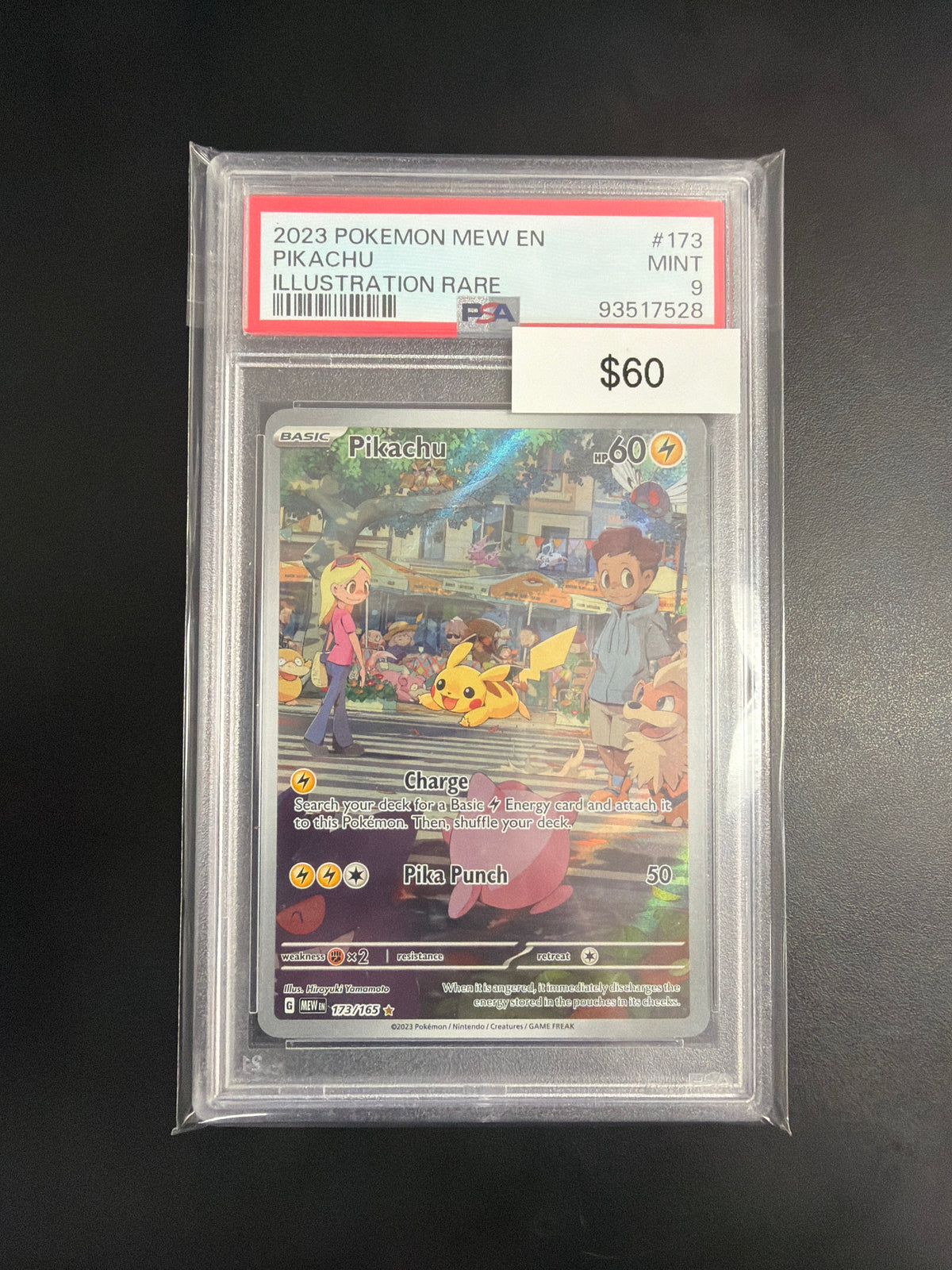 Pokemon Pikachu 151 173 PSA 9