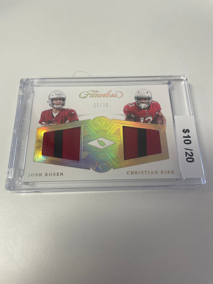 2018 Flawless Rosen/Kirk Dual Patch /20 