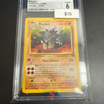 Pokemon Rhydon Non-Holo #45/64 CGC 6