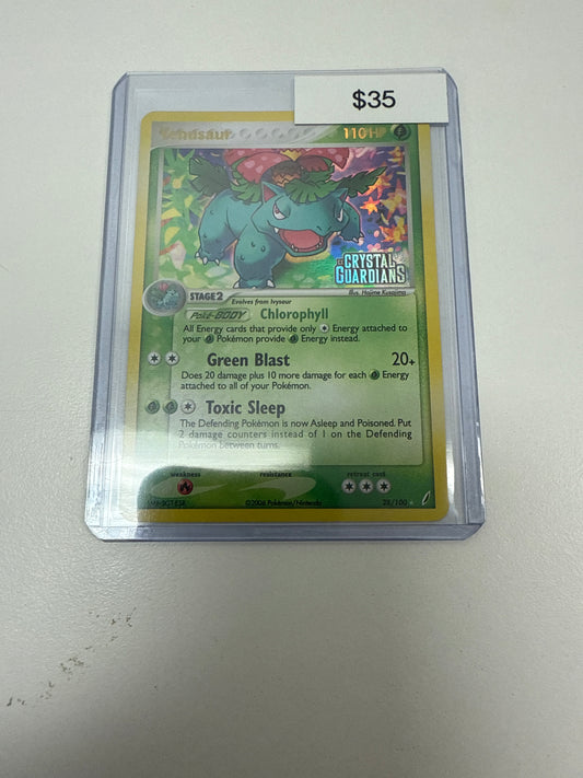 Crystal Guardians Venusaur Reverse Holo #28/100