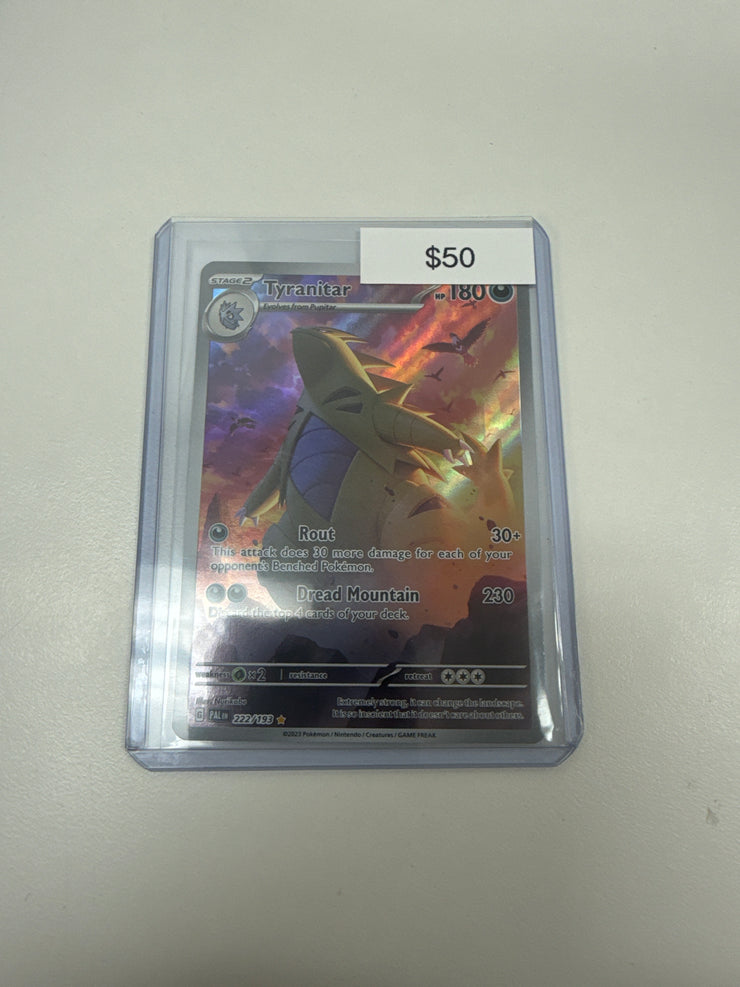 Pokémon Tyranitar Paldea Evolved Alt Art 222/193