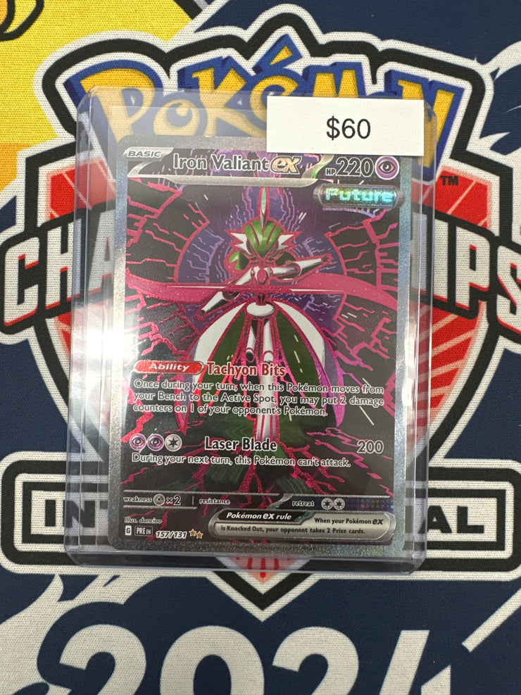 Pokemon Prismatic Evolutions Iron Valiant ex  157/131