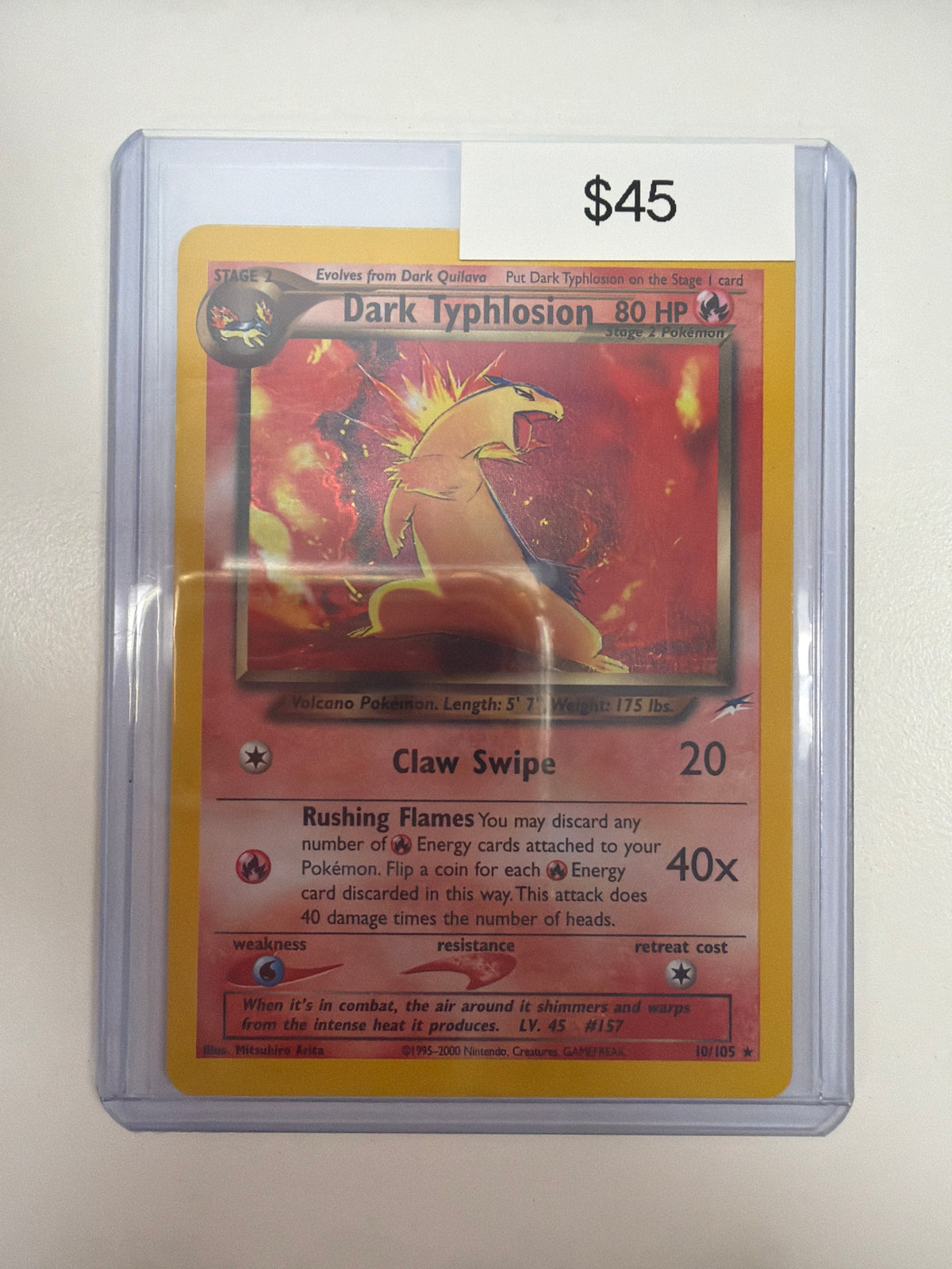 Pokemon Dark Typhlosion 10/105