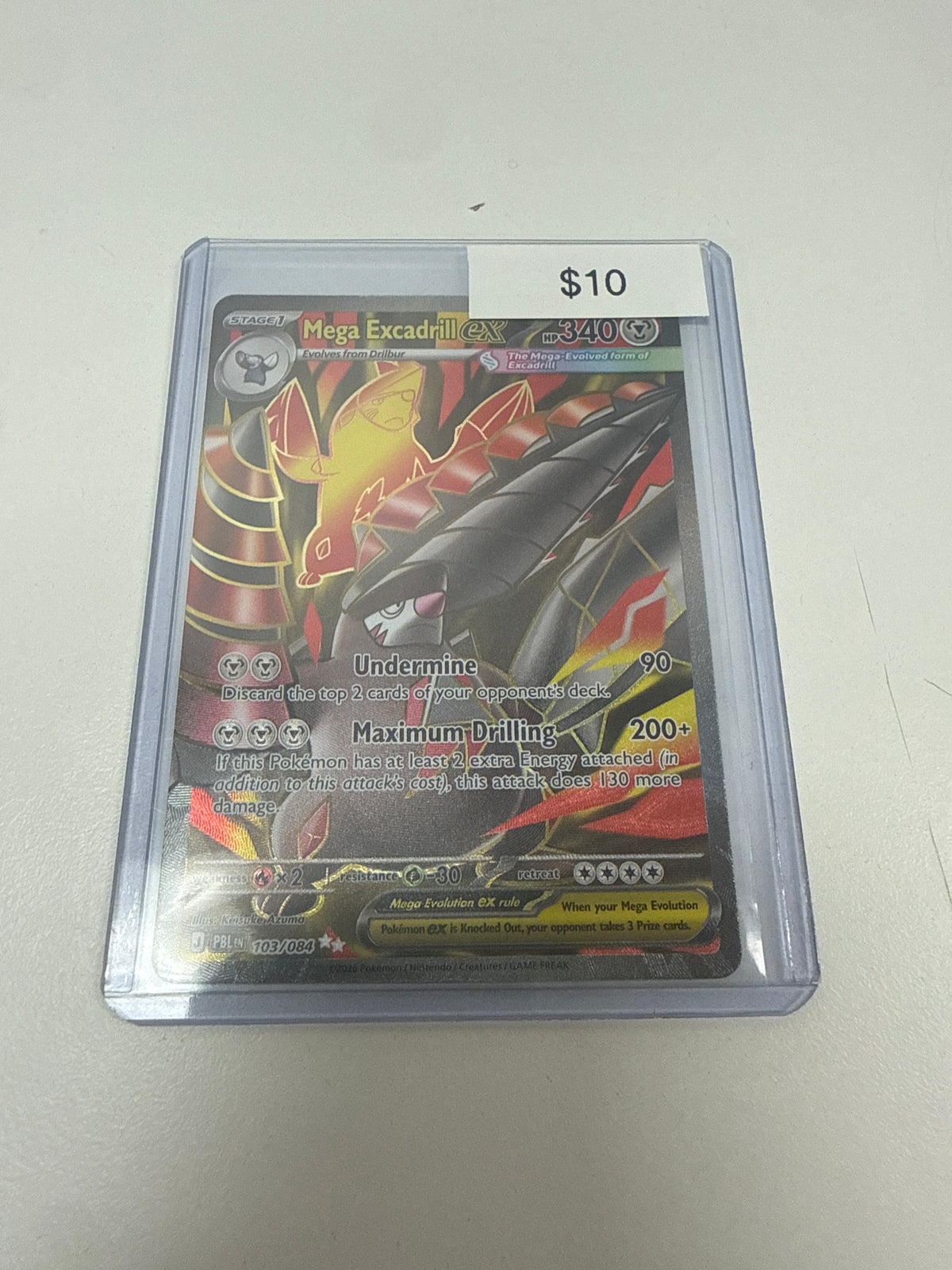 Pokemon Mega Excadrill Ex #103/084