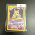 Pokémon Base Set Alakzam Holo 1/102
