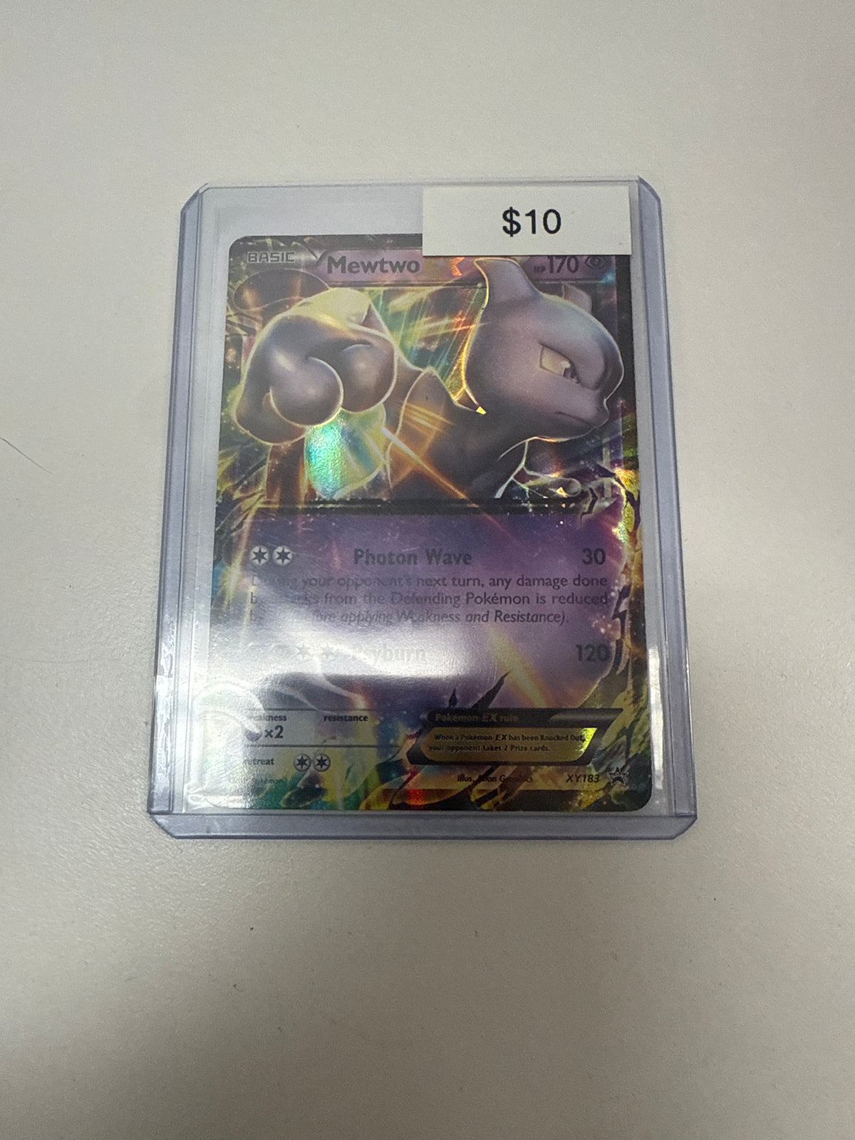 Pokemon Mewtwo Ex #xy183