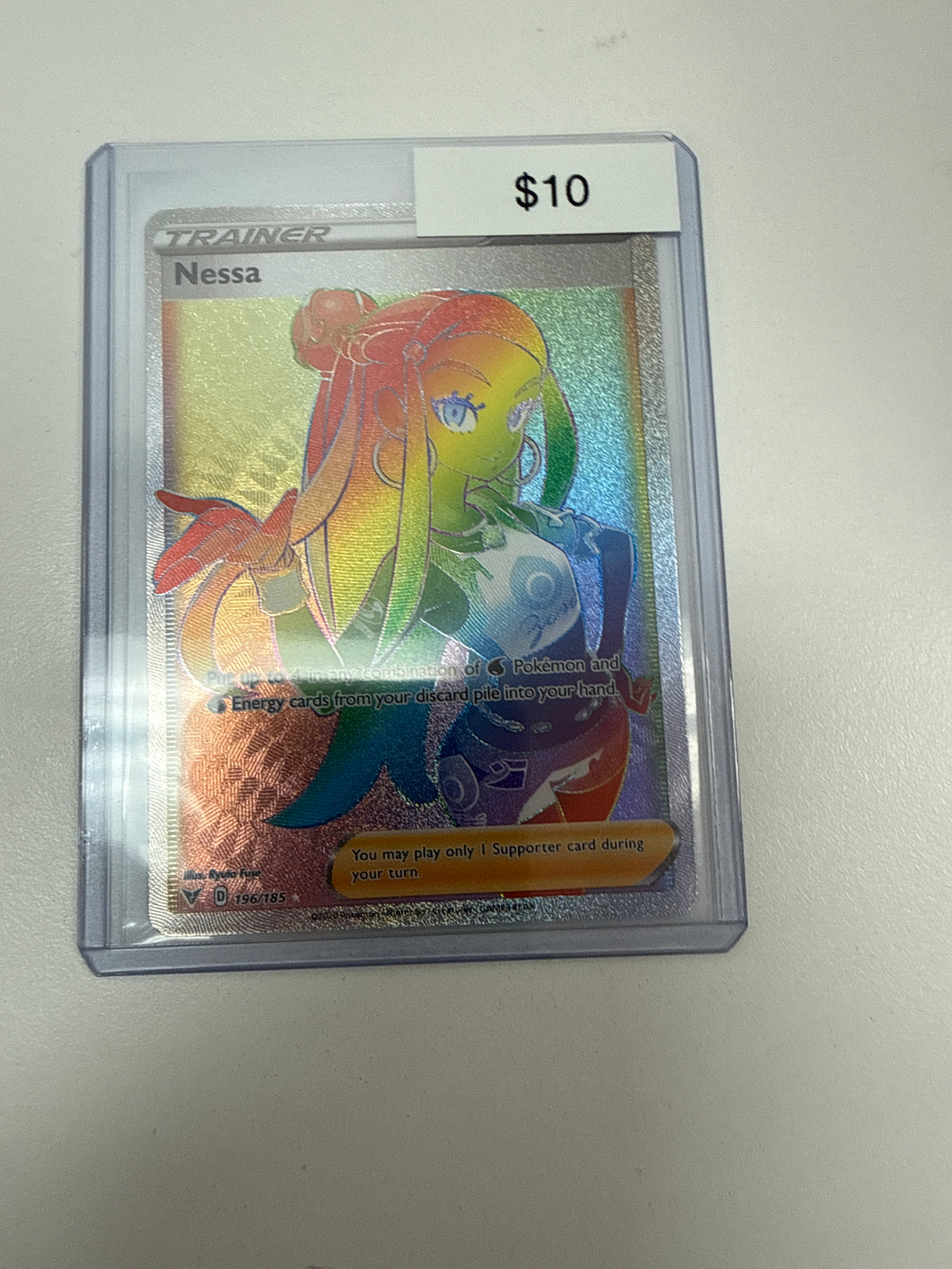 Pokemon Nessa Rainbow arare #196/185