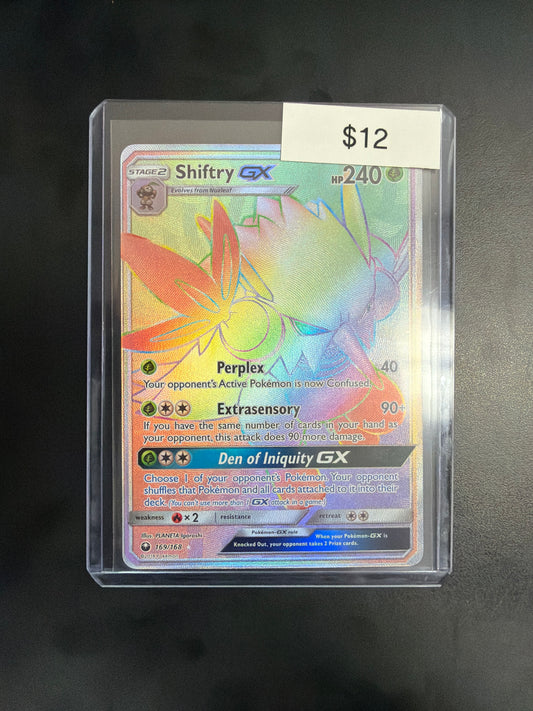 Pokemon Shiftry GX Secret 169/168