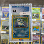 Pokémon 1999 Blastoise CGC 8.5 2/102 Holo
