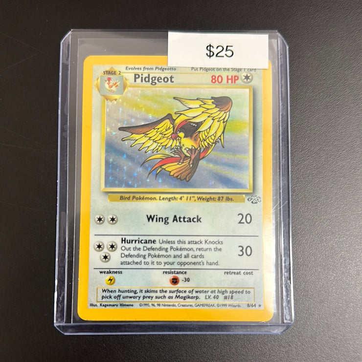 Pokémon Jungle PIDGEOT Holo 8/64