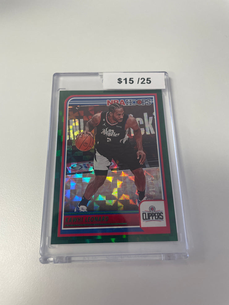 2023 Hoops Kawhi Leonard Green /25 