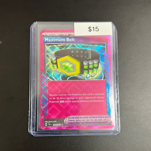 Pokémon Temporal Forces Maximum Belt 154/162
