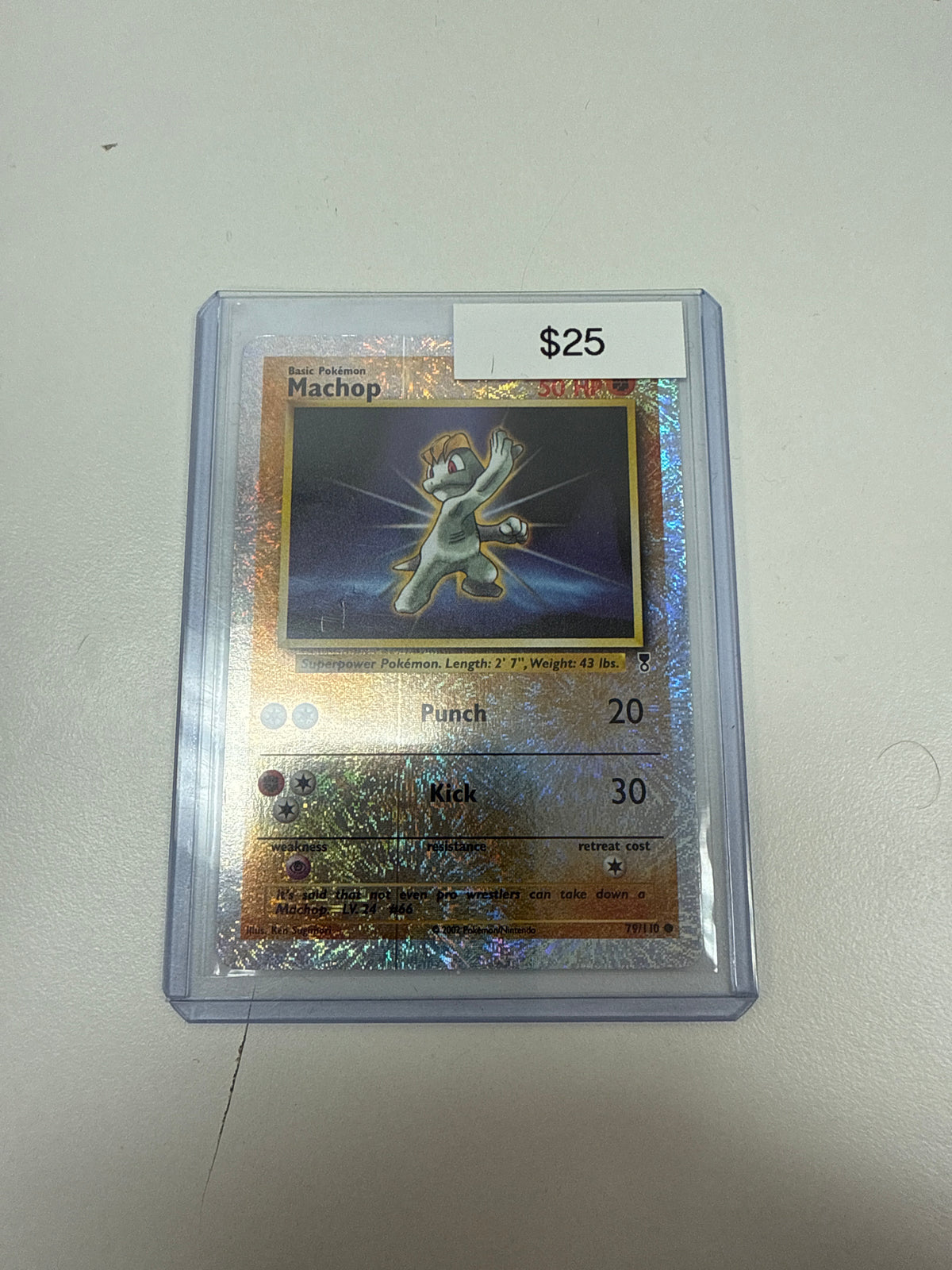 Pokemon Legendary Collection Machop Reverse Holo #79/110
