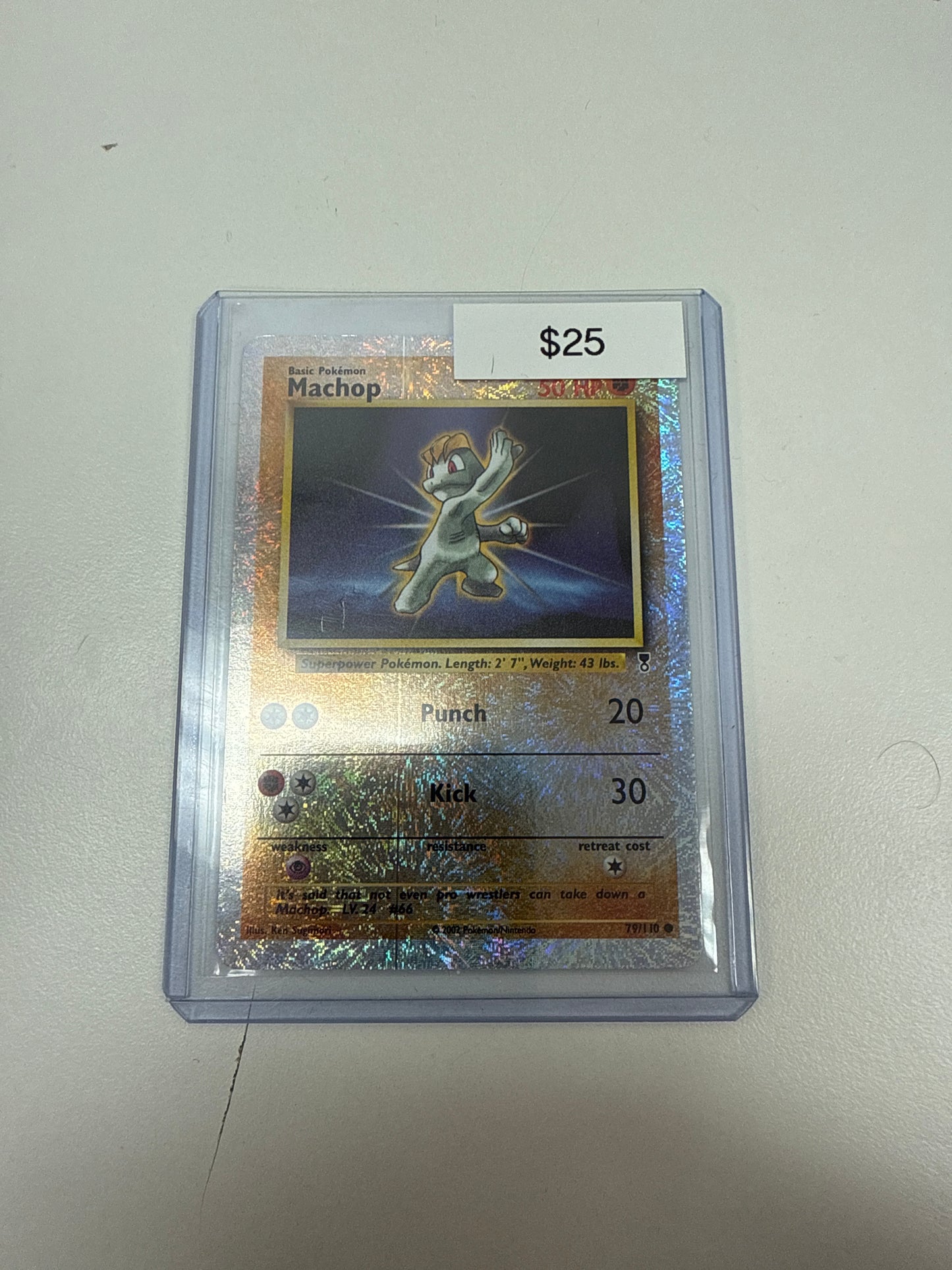 Pokemon Legendary Collection Machop Reverse Holo #79/110