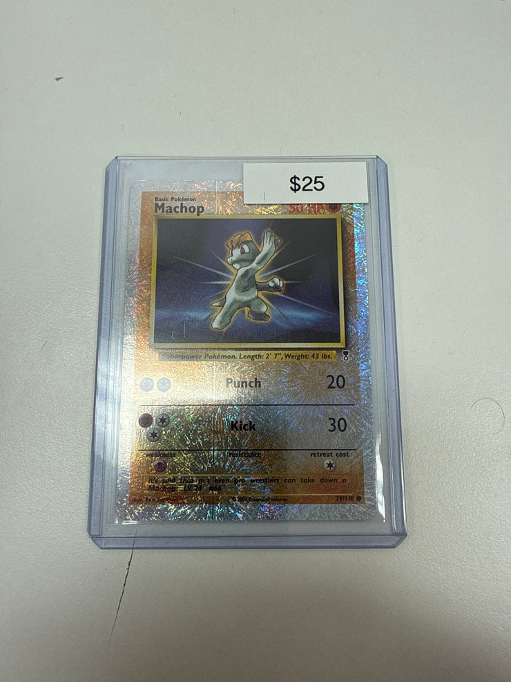 Pokemon Legendary Collection Machop Reverse Holo 