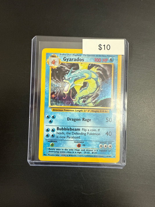 Pokémon Gyarados Base Set Holo 6/102