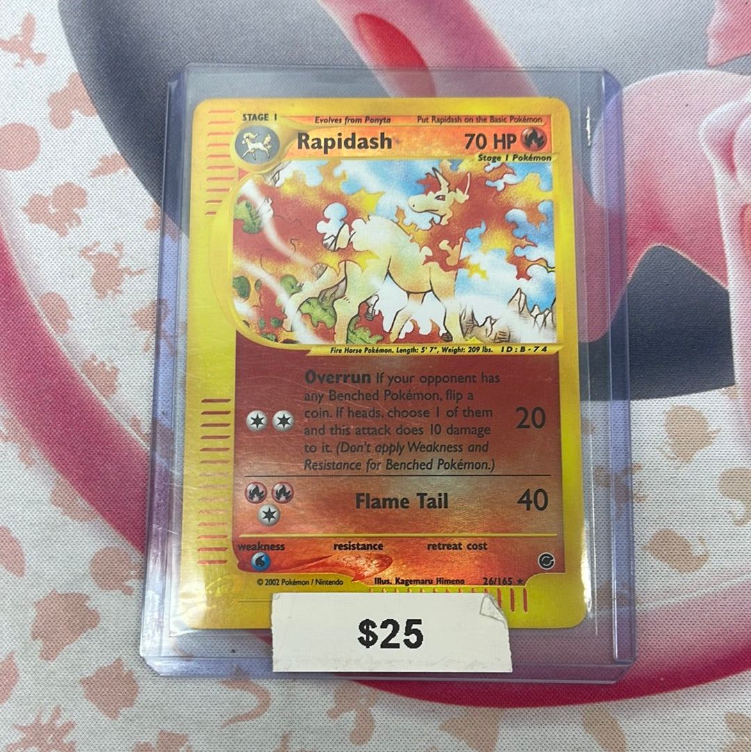 Pokémon Rapidash Expedition Reverse Holo  26/165