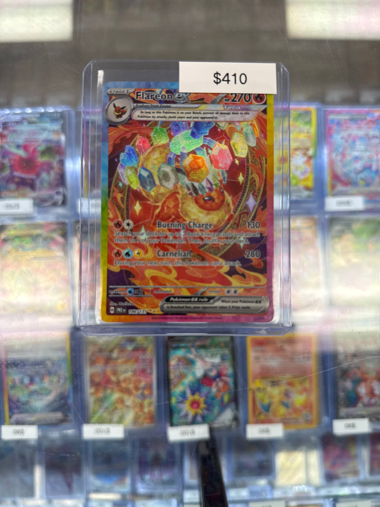 Pokémon Prismatic Evolutions Flareon EX 146/131