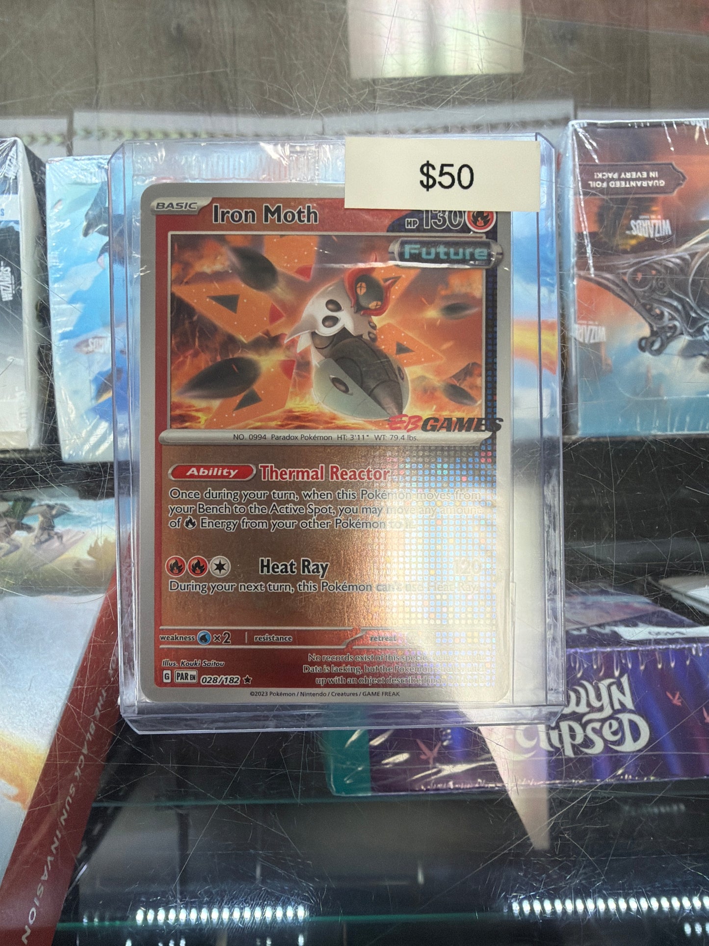 Pokemon Iron Moth EB Games Promo 028/182