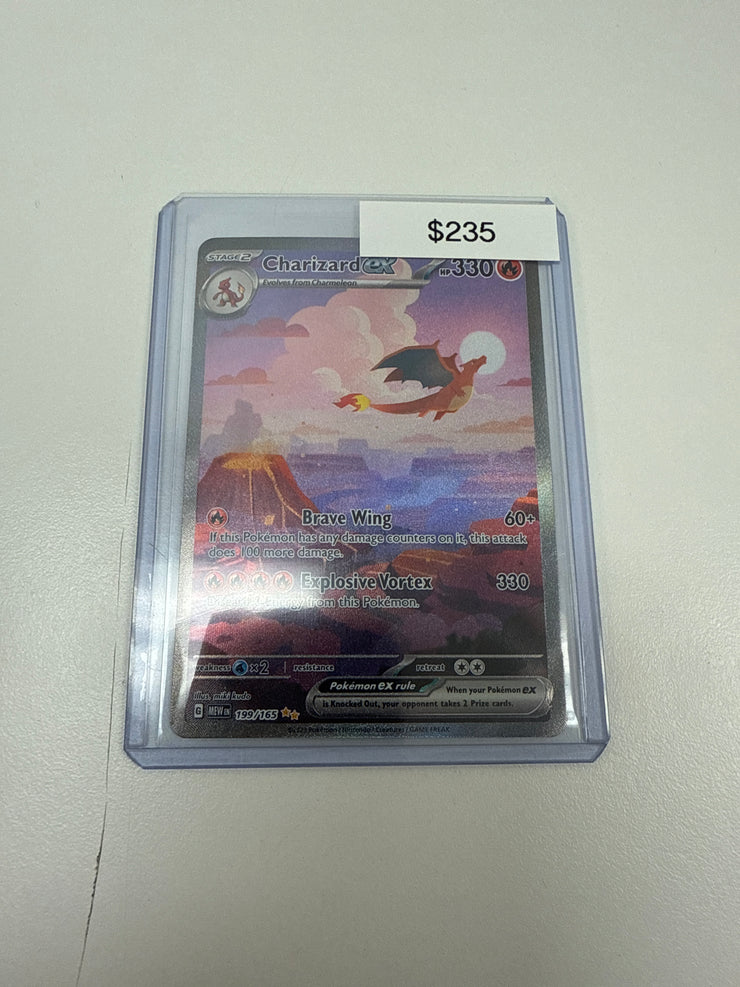 Pokémon Charizard ex 151 Alt Art 199/165