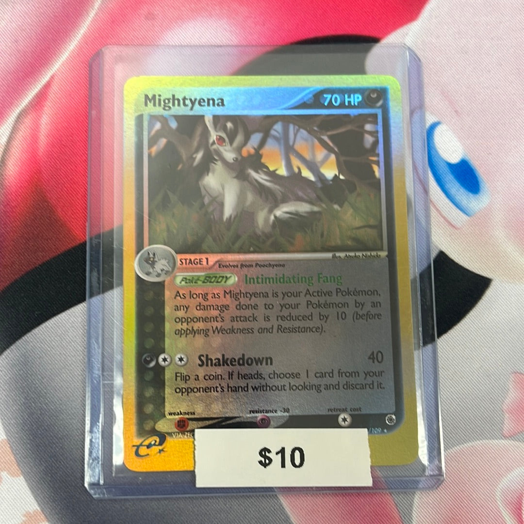 Pokémon Mightyena Ruby Sapphire Reverse Holo 10/109