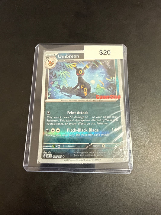 Pokemon Umbreon GameStop Stamp #130/197